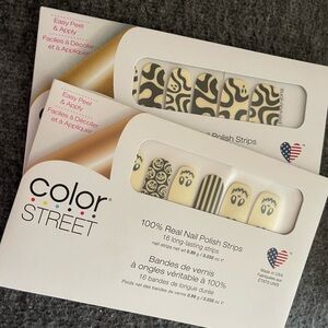 Color Street Black and White Nail Art Strips